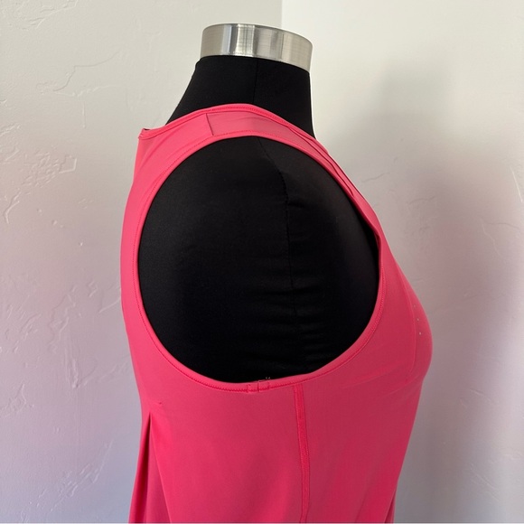 Lululemon Sculpt Back Vent Lip Gloss Pink Tank Top Size 2 - Picture 7 of 13